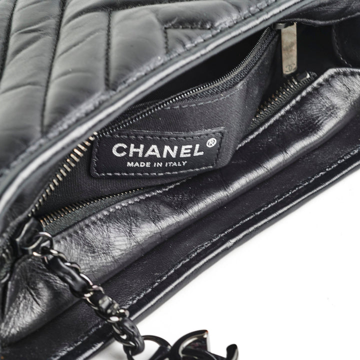 Top Quality Chanel Small Gabriel Calfskin Black