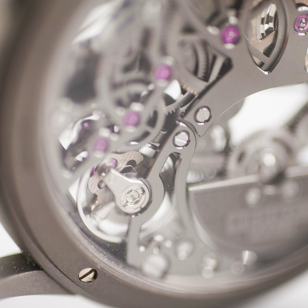 Hermes Slim D'Hermes Watch Squelette Lune 39.5MM Black
