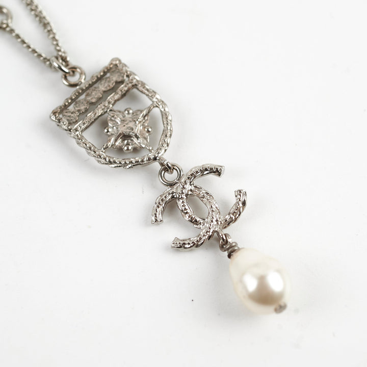 Top Quality Chanel Coco Mark Emblem Necklace Costume Jewelery