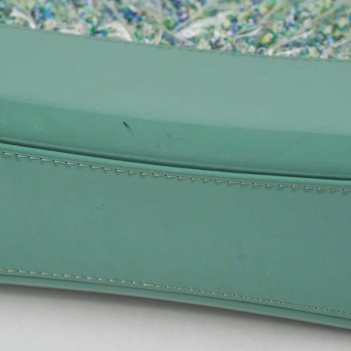 Top Quality Chanel Medium Gabrielle Green Tweed/PVC- Series 25