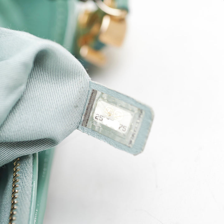Top Quality Chanel Medium Gabrielle Green Tweed/PVC- Series 25