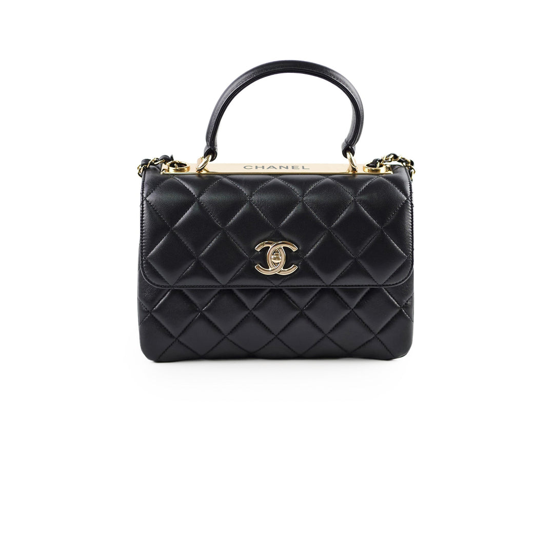 Top Quality Chanel Small Trendy Lambskin Black Series 31
