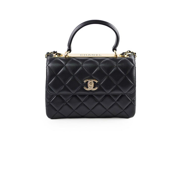 Top Quality Chanel Small Trendy Lambskin Black Series 31