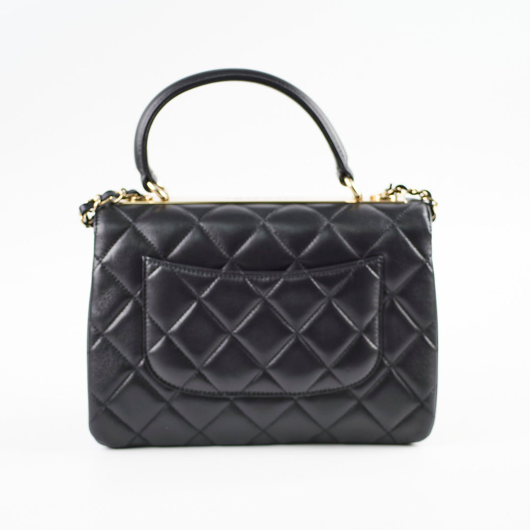 Top Quality Chanel Small Trendy Lambskin Black Series 31