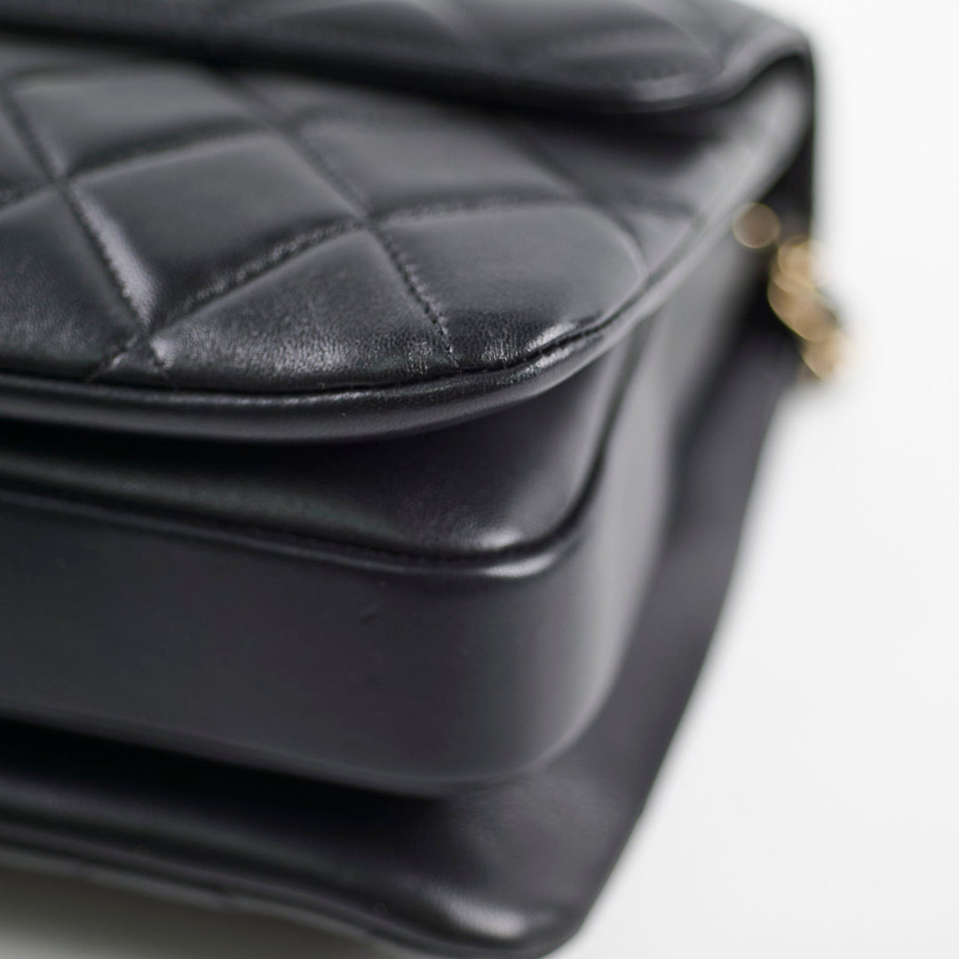 Top Quality Chanel Small Trendy Lambskin Black Series 31