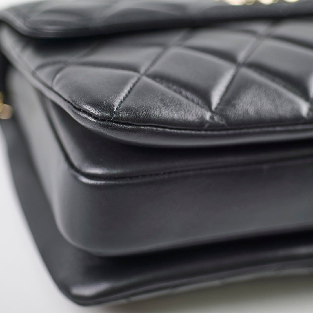 Top Quality Chanel Small Trendy Lambskin Black Series 31