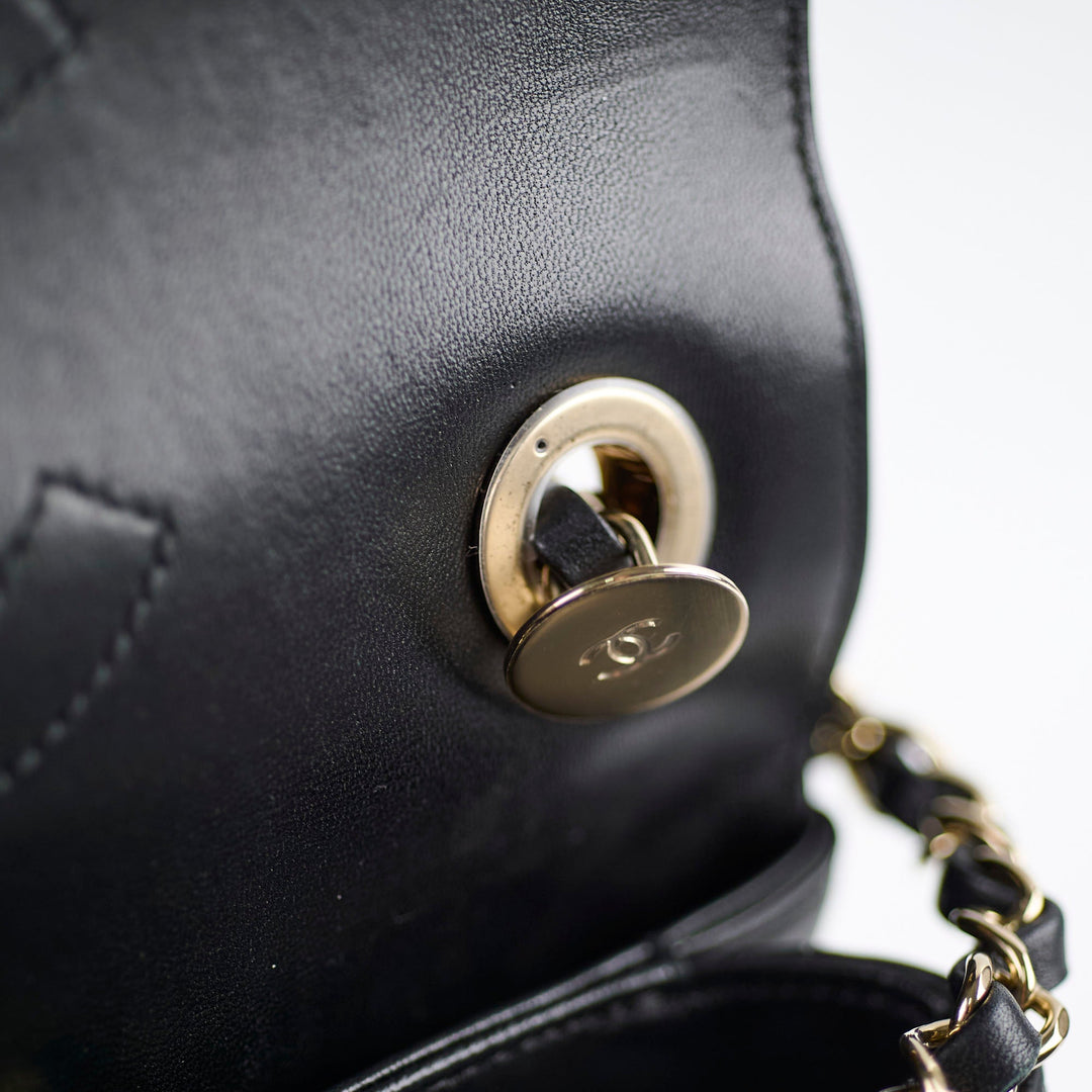 Top Quality Chanel Small Trendy Lambskin Black Series 31