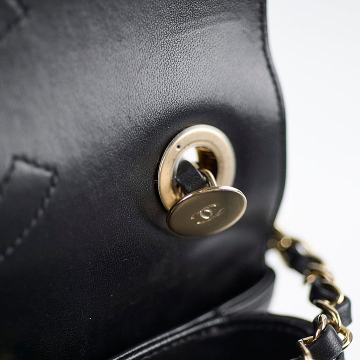 Top Quality Chanel Small Trendy Lambskin Black Series 31