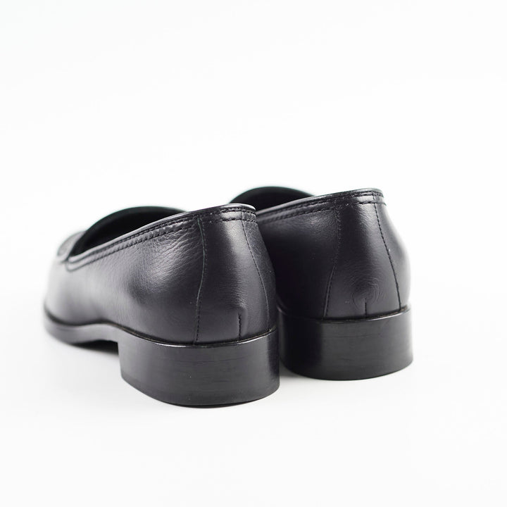 Top Quality Chanel Leather Loafers Black Size 36C