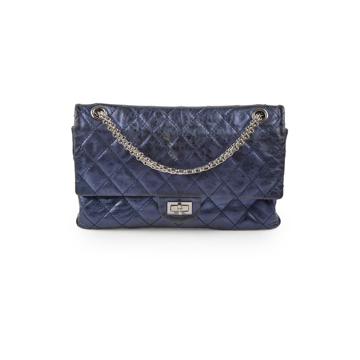Top Quality Chanel Reissue 226 Metallic Blue - Series 12