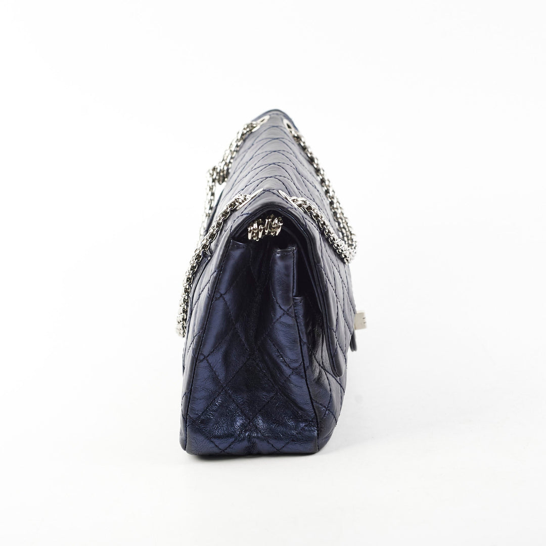 Top Quality Chanel Reissue 226 Metallic Blue - Series 12