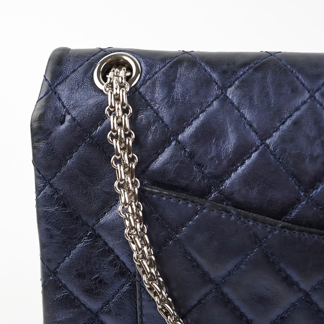 Top Quality Chanel Reissue 226 Metallic Blue - Series 12