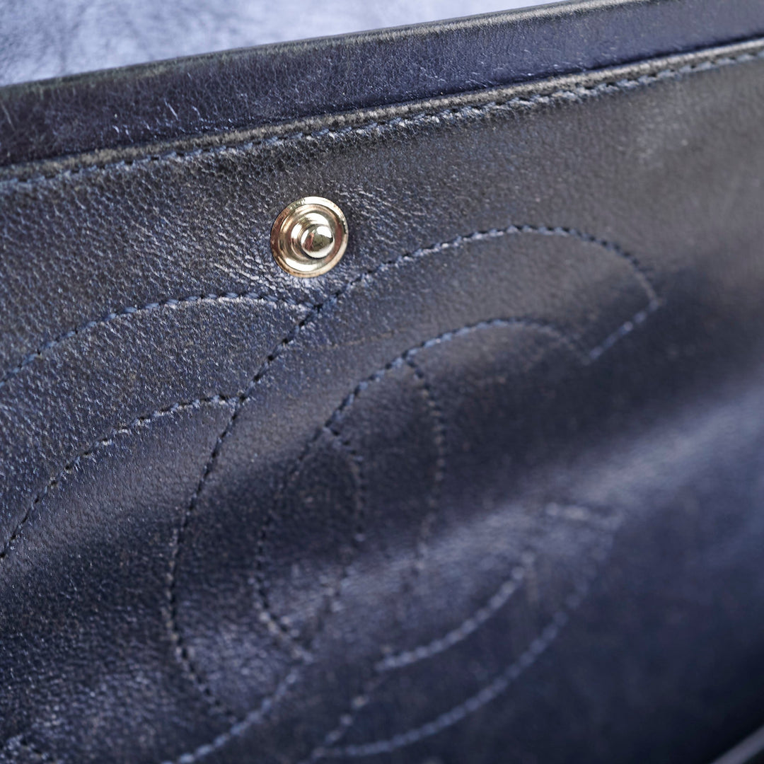 Top Quality Chanel Reissue 226 Metallic Blue - Series 12