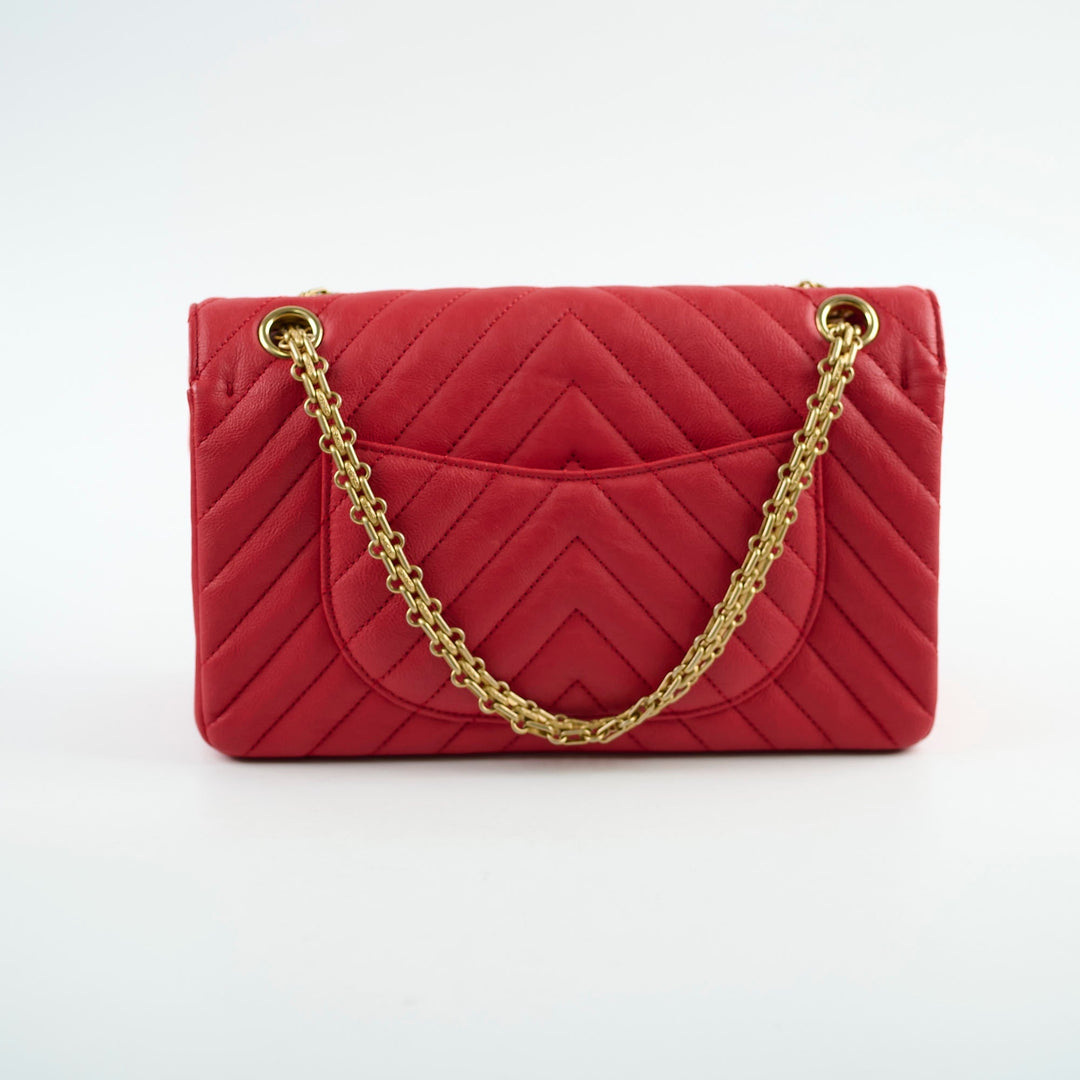 Top Quality Chanel Reissue 226 Calfskin Red 27 series