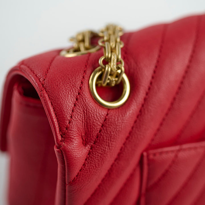Top Quality Chanel Reissue 226 Calfskin Red 27 series