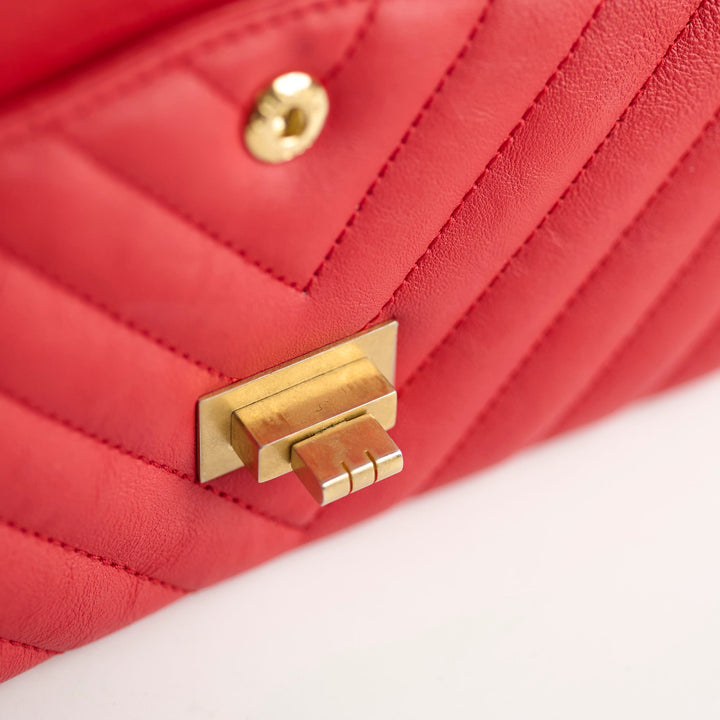 Top Quality Chanel Reissue 226 Calfskin Red 27 series