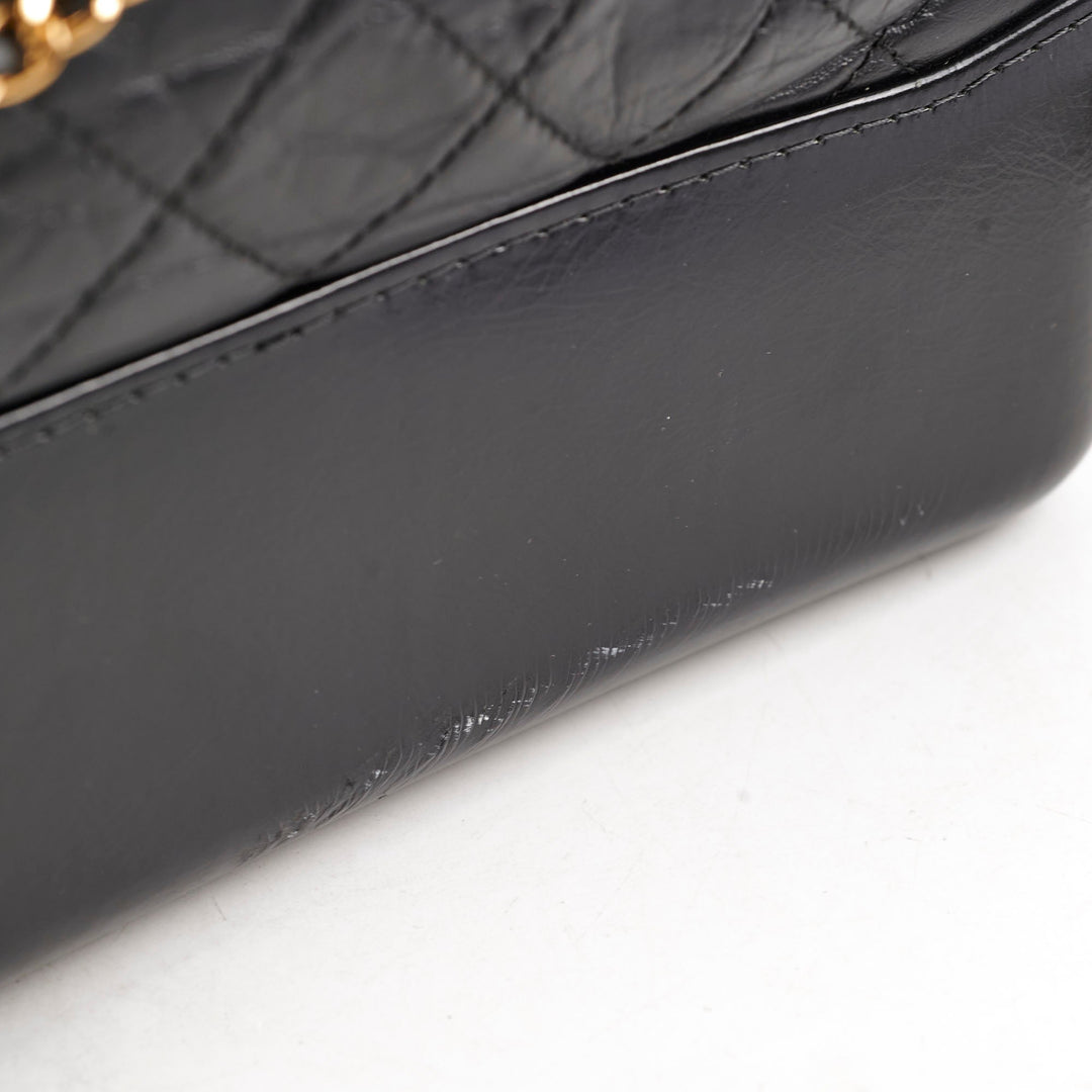 Top Quality Chanel Gabriel Medium Hobo Calfskin Black