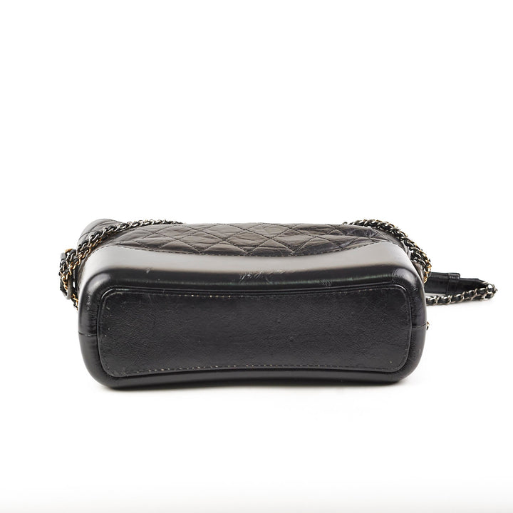Top Quality Chanel Gabriel Medium Hobo Calfskin Black
