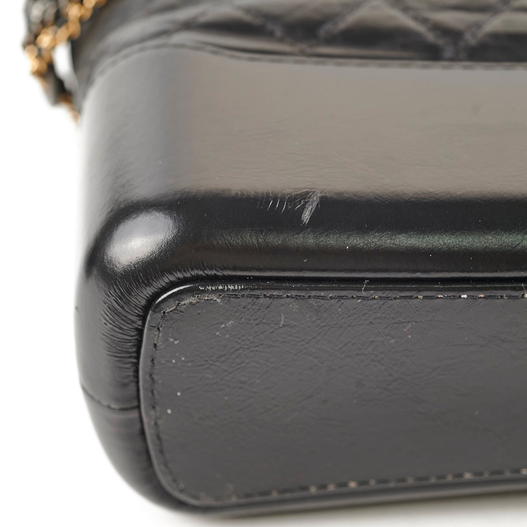 Top Quality Chanel Gabriel Medium Hobo Calfskin Black