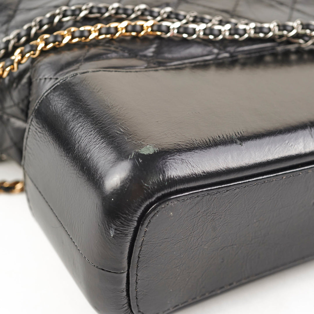 Top Quality Chanel Gabriel Medium Hobo Calfskin Black