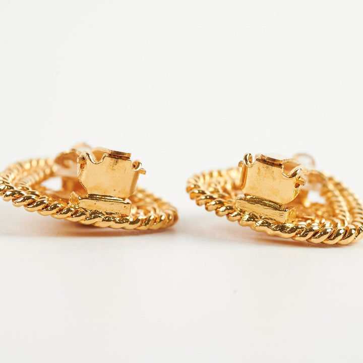 Top Quality Chanel CC Triangle Clip-on Earrings