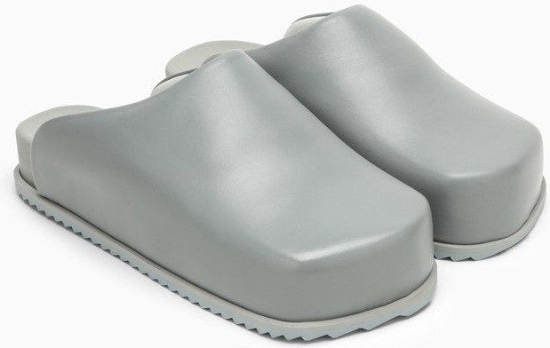 GREY LEATHERETTE TRUCK MULES