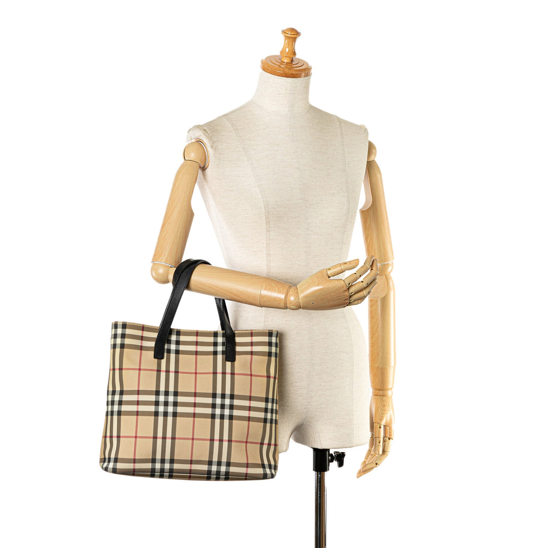 BURBERRY House Check Tote Tote Bag