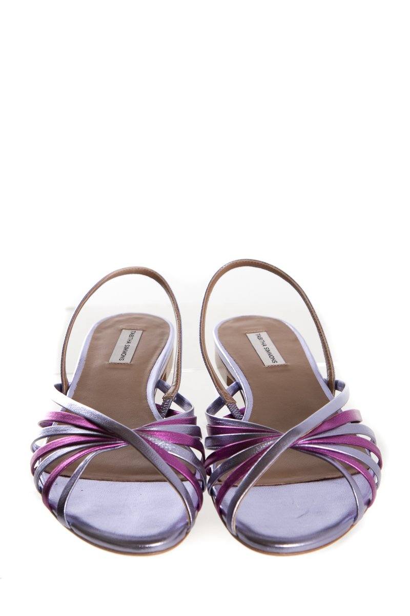 Tabitha Simmons  Lavender Sandals SZ 38