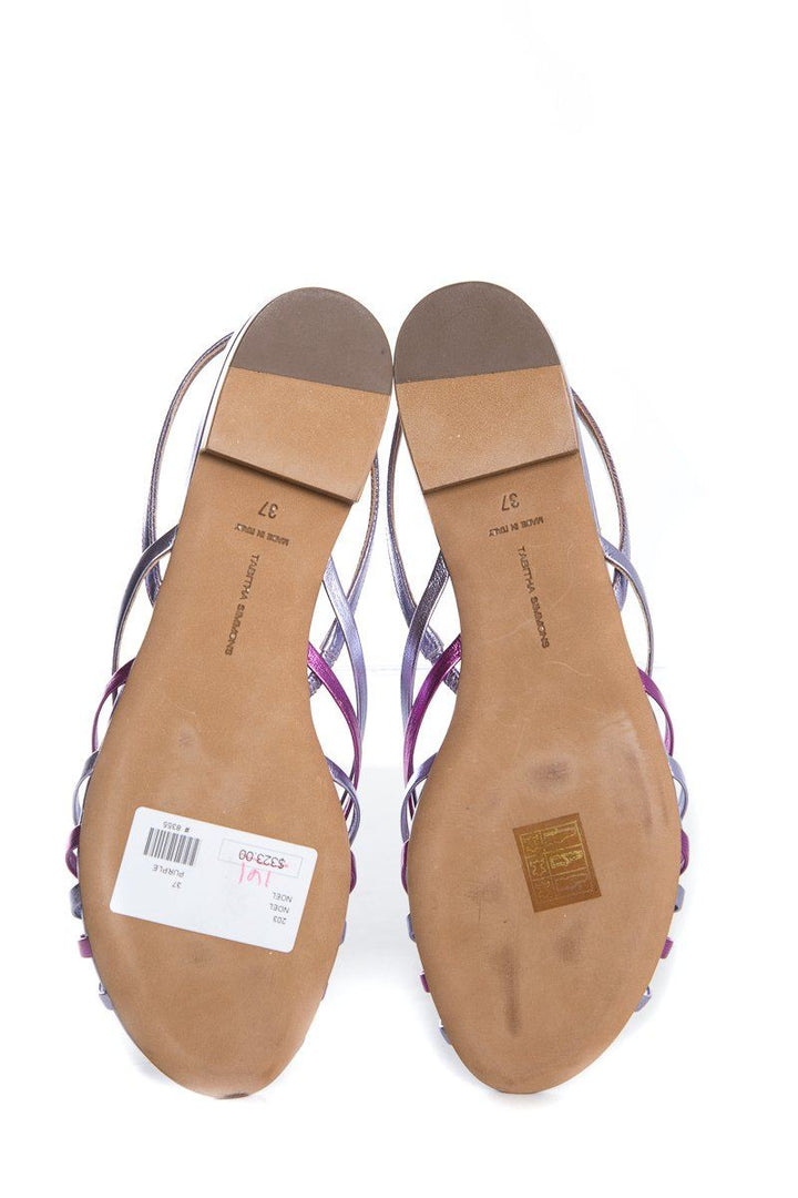 Tabitha Simmons  Lavender Sandals SZ 38