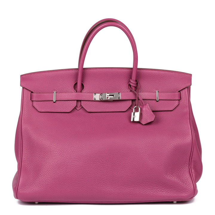 Top quality Hermes Tosca Togo Leather Birkin 40cm Retourne Tote
