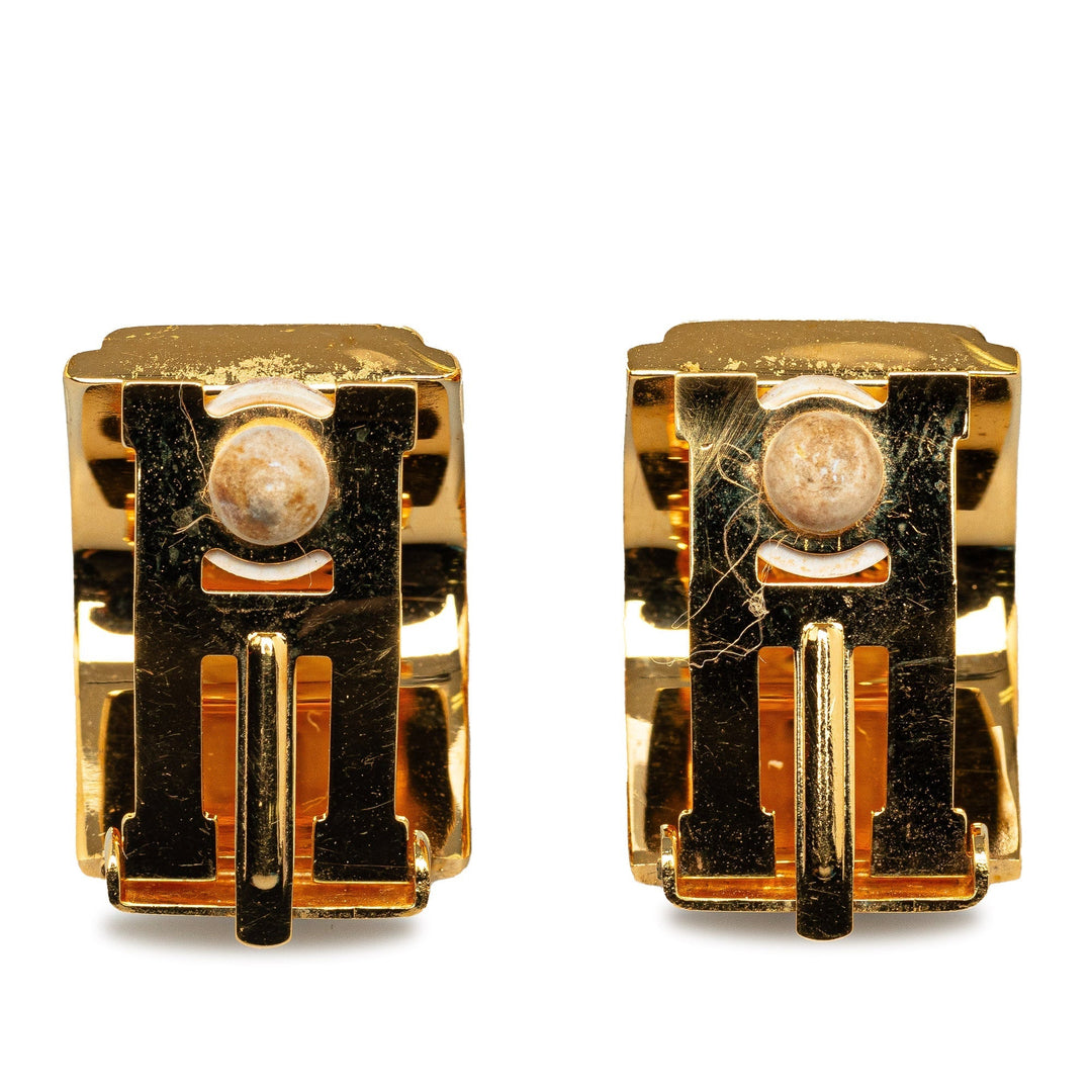 Top quality Hermes Cloisonne Enamel Clip On Earrings Costume Earrings