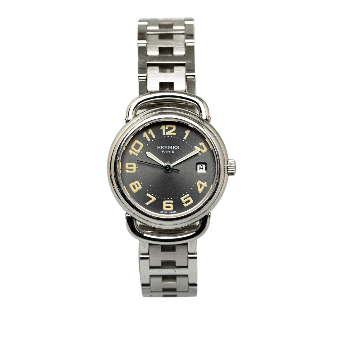 Top quality Hermes Quartz Stainless Steel Pullman Watch