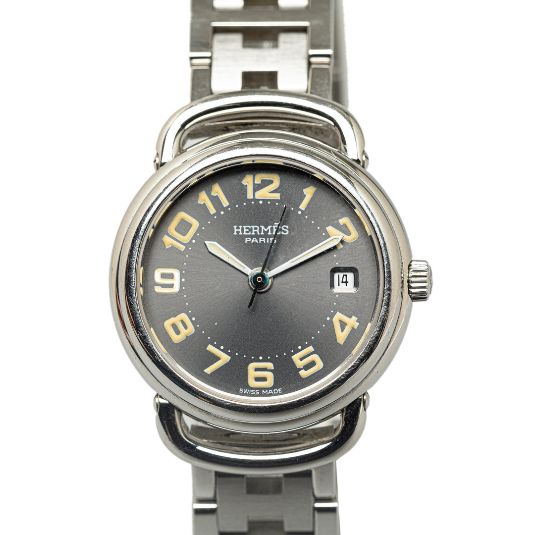 Top quality Hermes Quartz Stainless Steel Pullman Watch