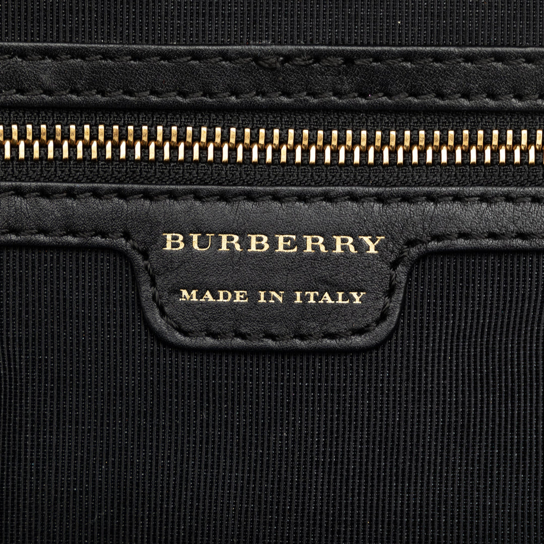 BURBERRY Haymarket Check Knight Link 1983 Backpack