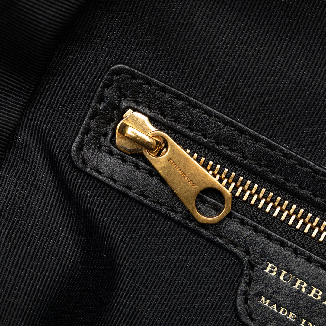 BURBERRY Haymarket Check Knight Link 1983 Backpack