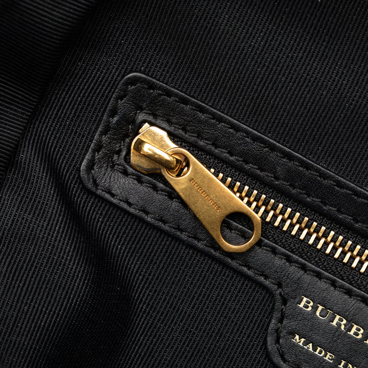 BURBERRY Haymarket Check Knight Link 1983 Backpack