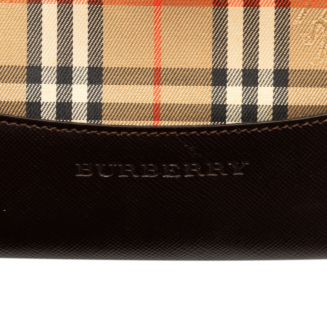 BURBERRY Haymarket Check Handbag