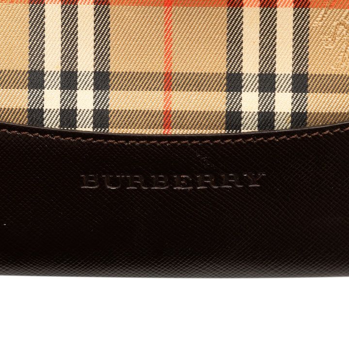 BURBERRY Haymarket Check Handbag