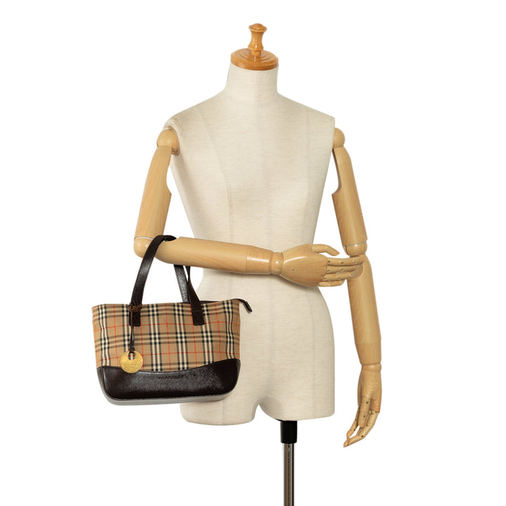 BURBERRY Haymarket Check Handbag
