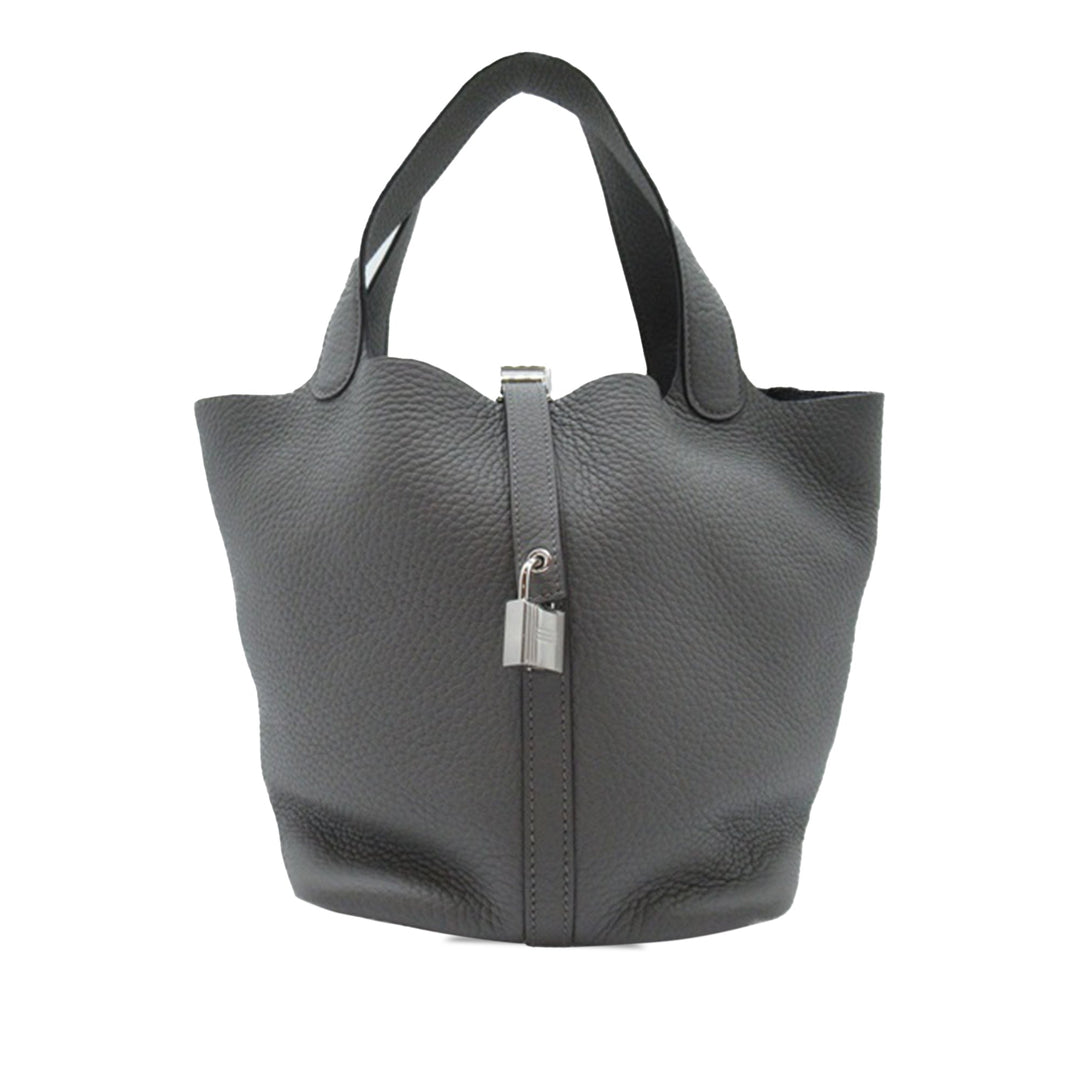 Hermes Clemence Picotin Lock 22 Handbag