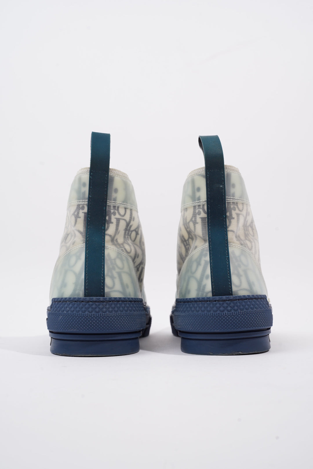 Christian Dior B23 High-top Navy / Navy Oblique / White Technical Fabric EU 42 UK 8