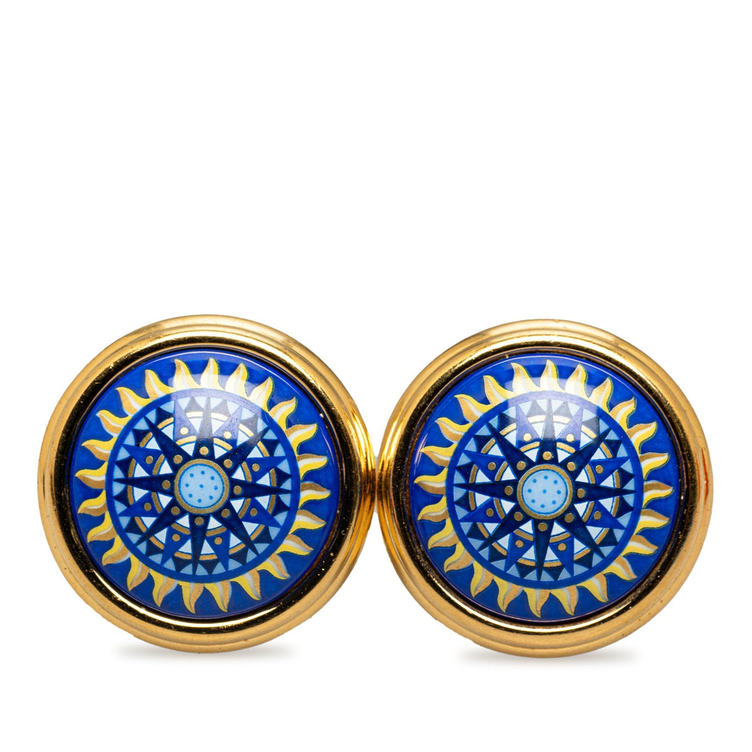 Top quality Hermes Enamel Clip On Earrings Costume Earrings