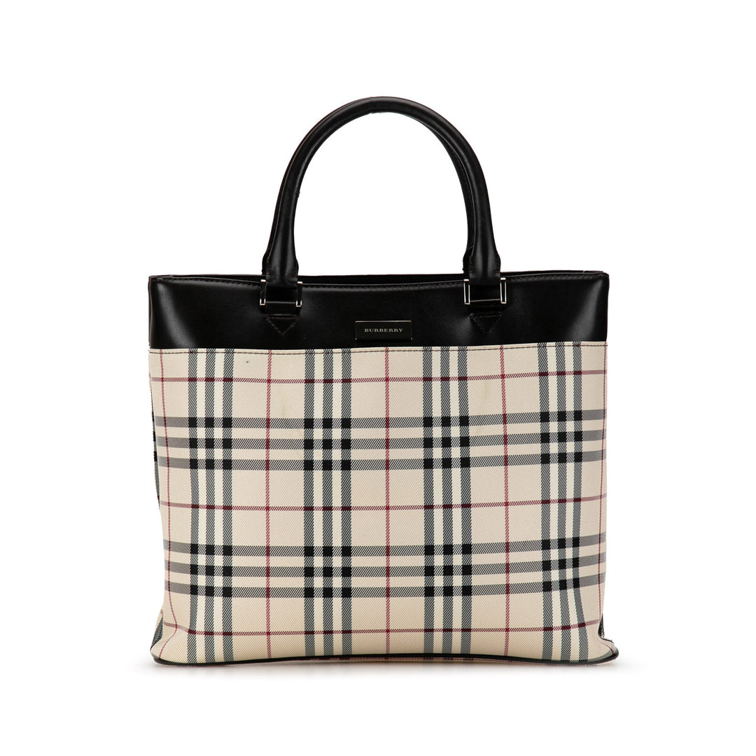BURBERRY House Check Tote Tote Bag