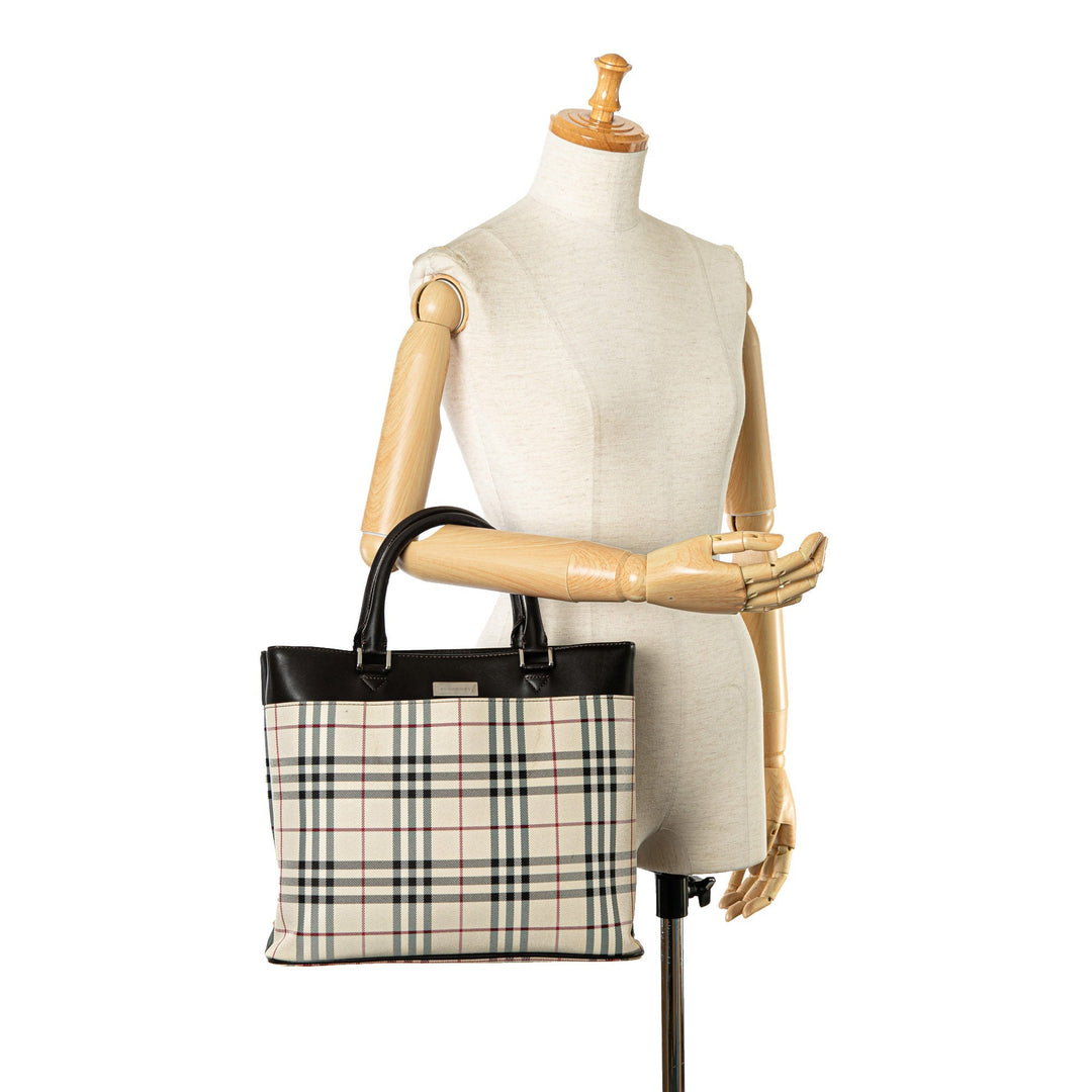 BURBERRY House Check Tote Tote Bag