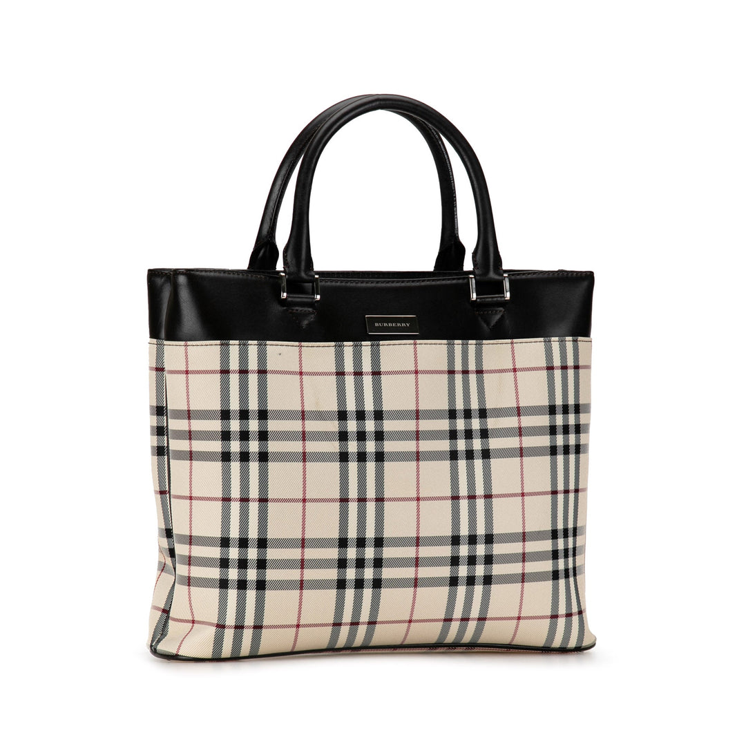BURBERRY House Check Tote Tote Bag