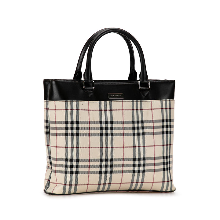 BURBERRY House Check Tote Tote Bag