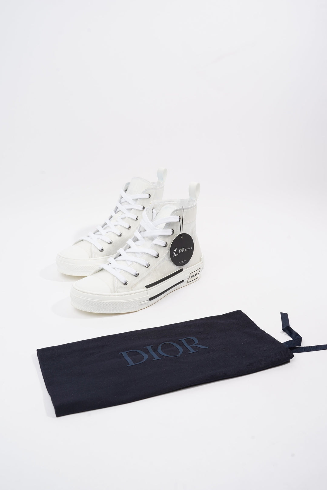Christian Dior B23 High-top White Canvas EU 41 UK 7