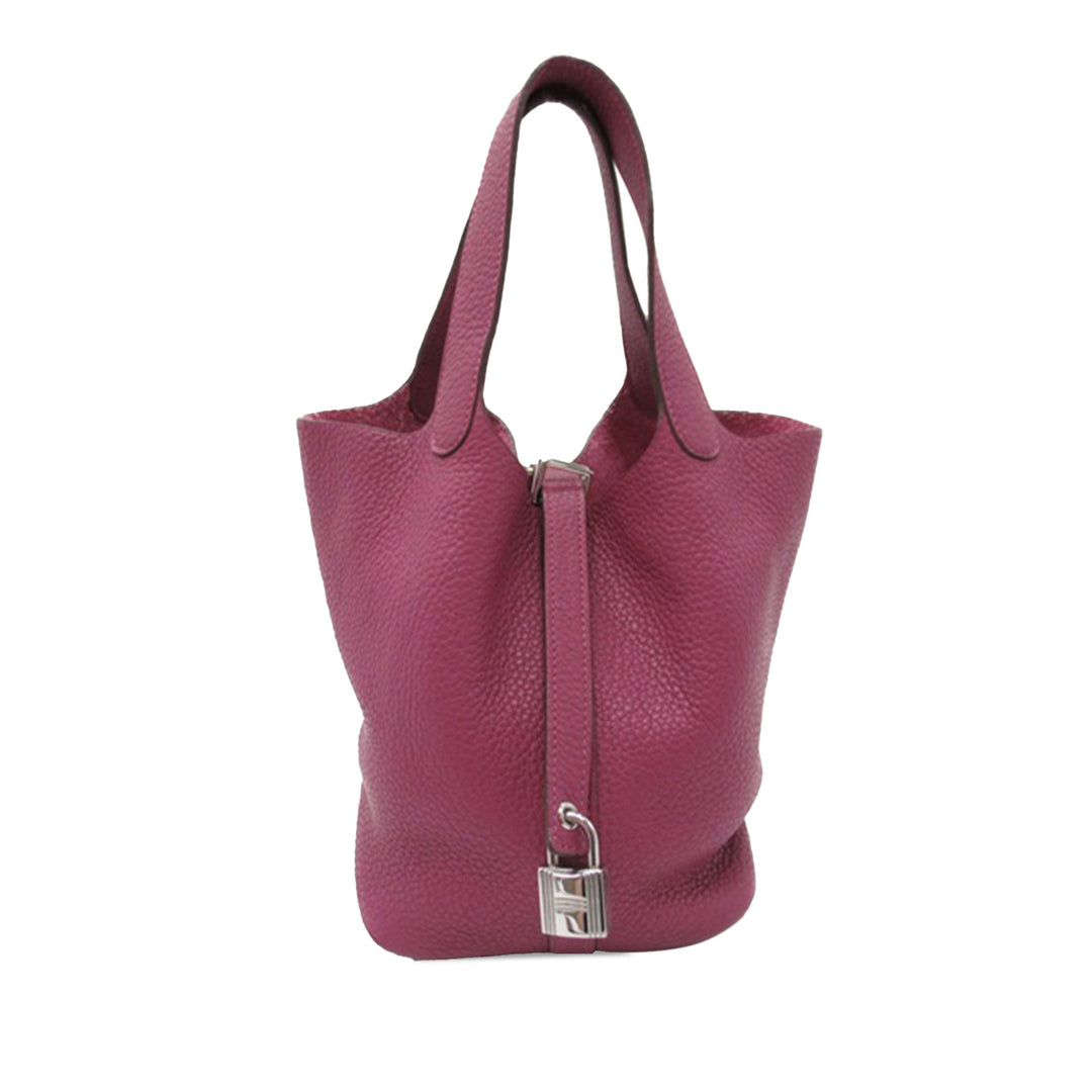 Hermes Clemence Picotin Lock 18 Handbag