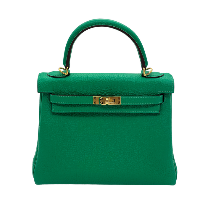 Top quality Hermes Kelly II 25 Retourne Veau Togo Perso Menthe