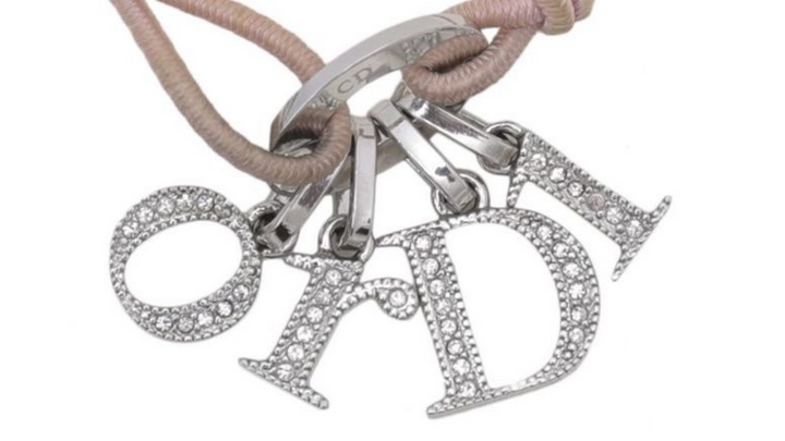 Top quality Dior Letter Charms Pink Lace Bracelet